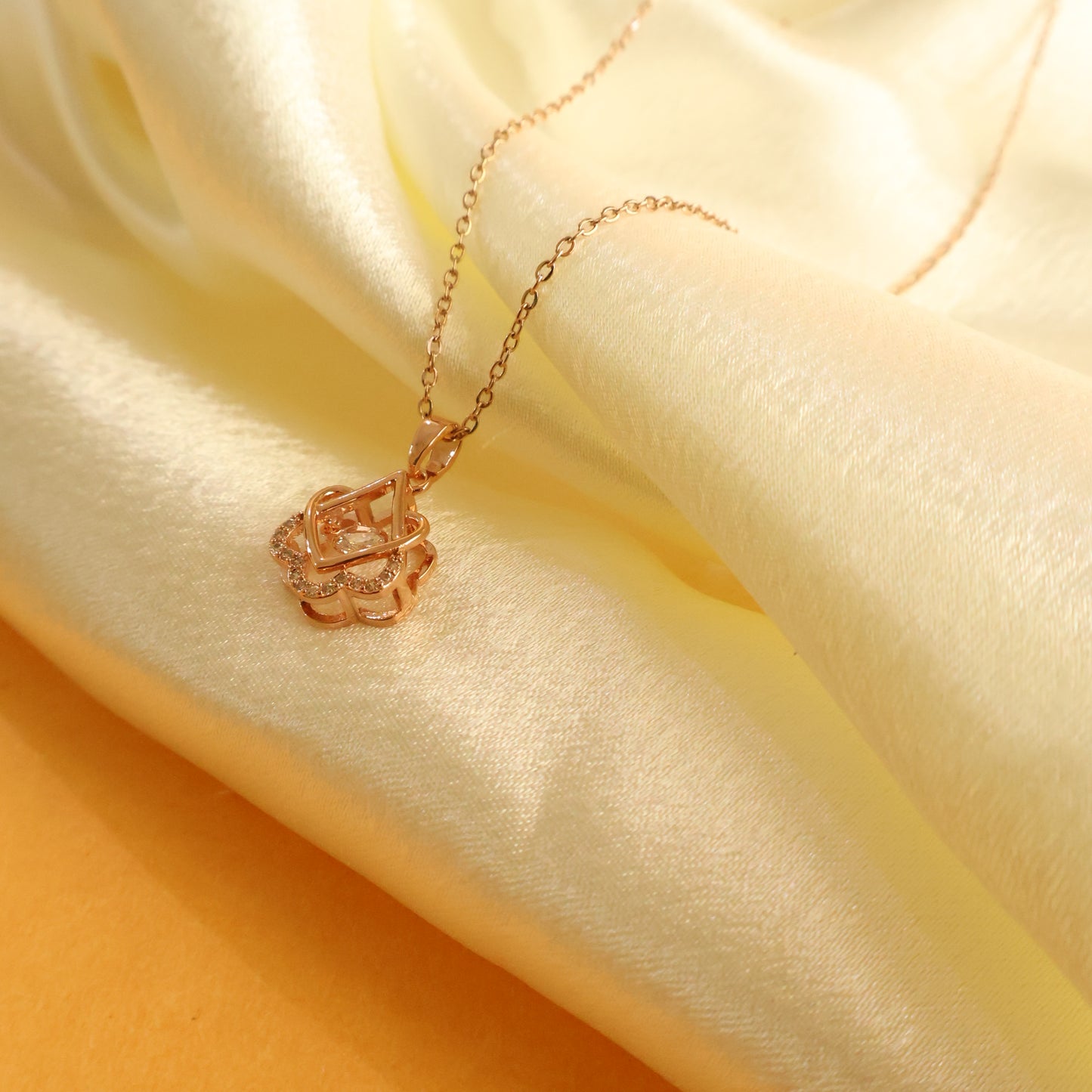 Rose Swirl Pendant