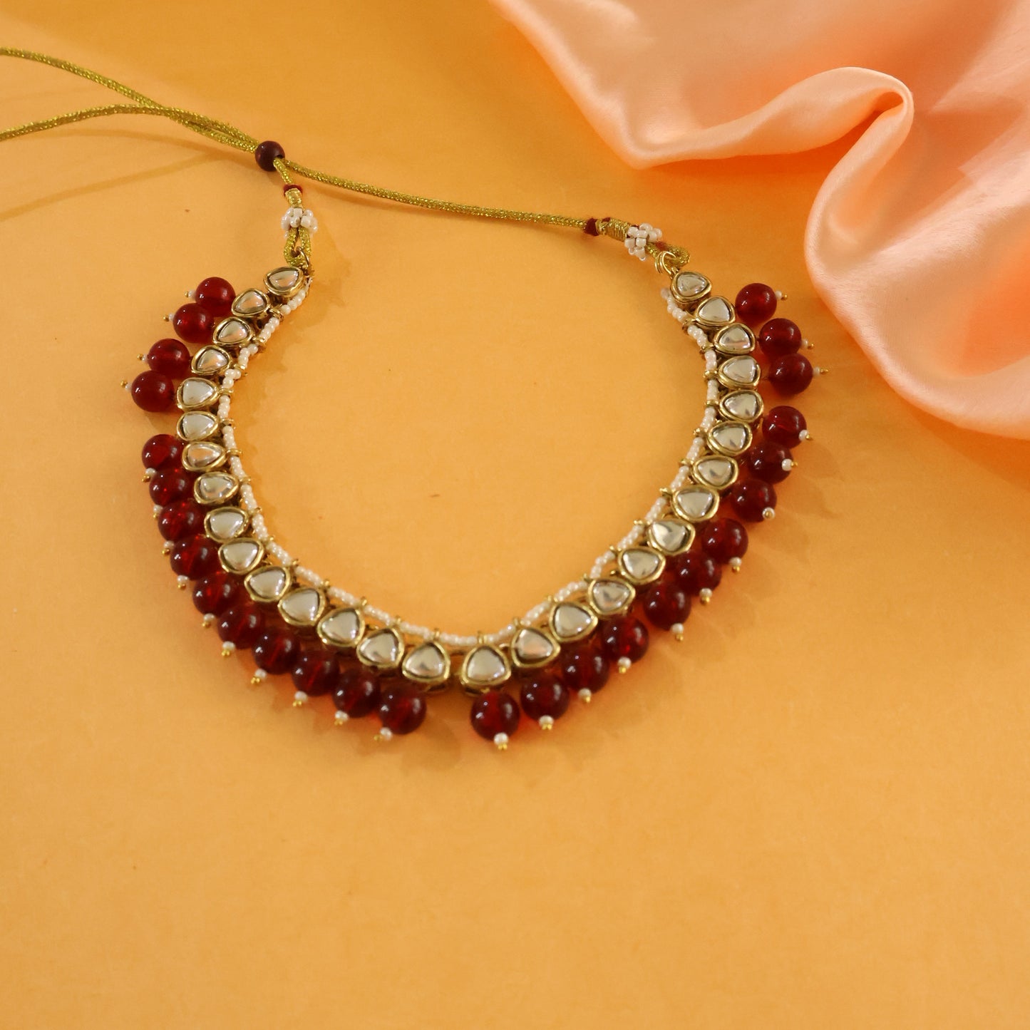 Ruby Bloom Kundan Set