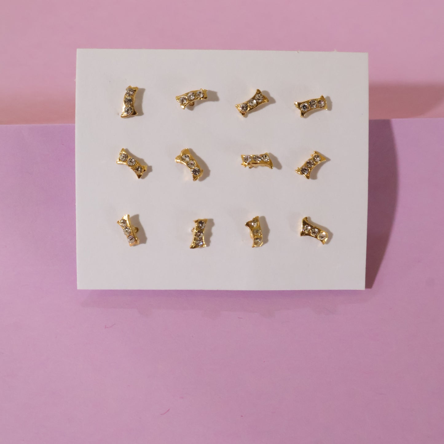 Golden Arc Nose Pins