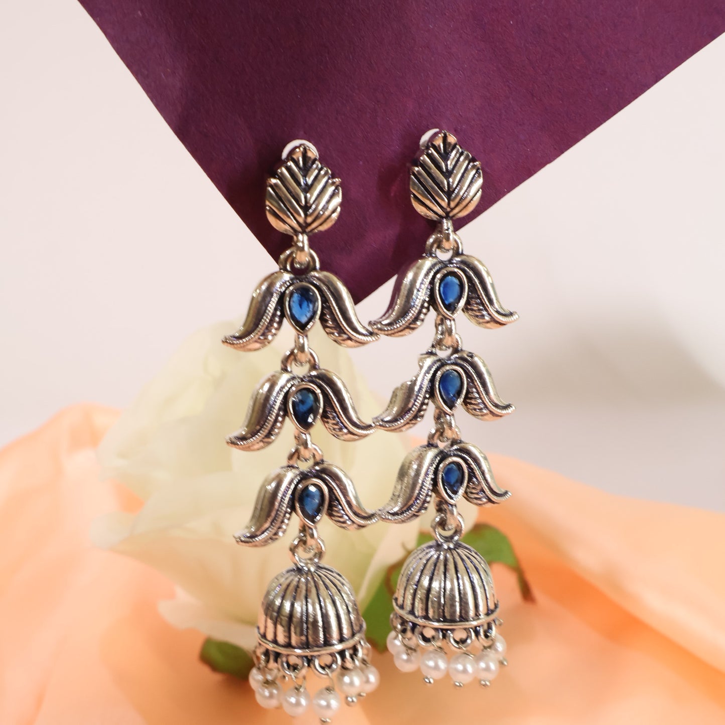 Leaf & Bud Earrings