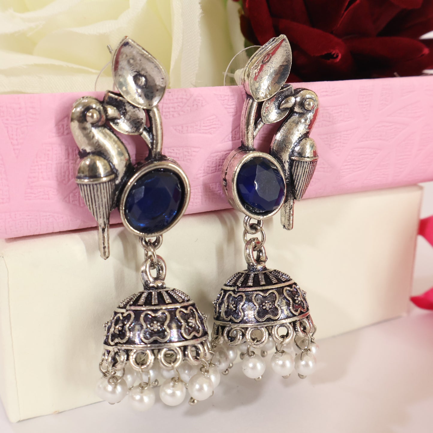 Peacock Jhumkas