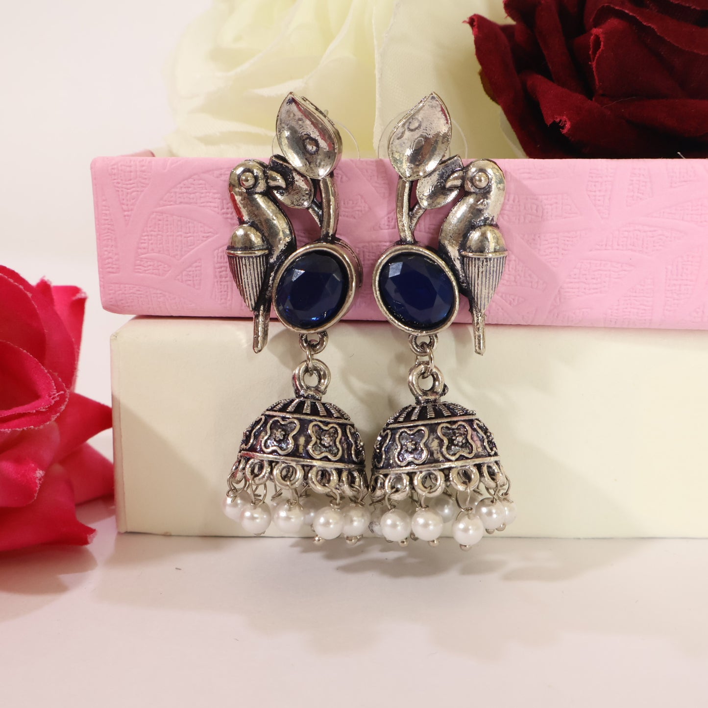 Peacock Jhumkas