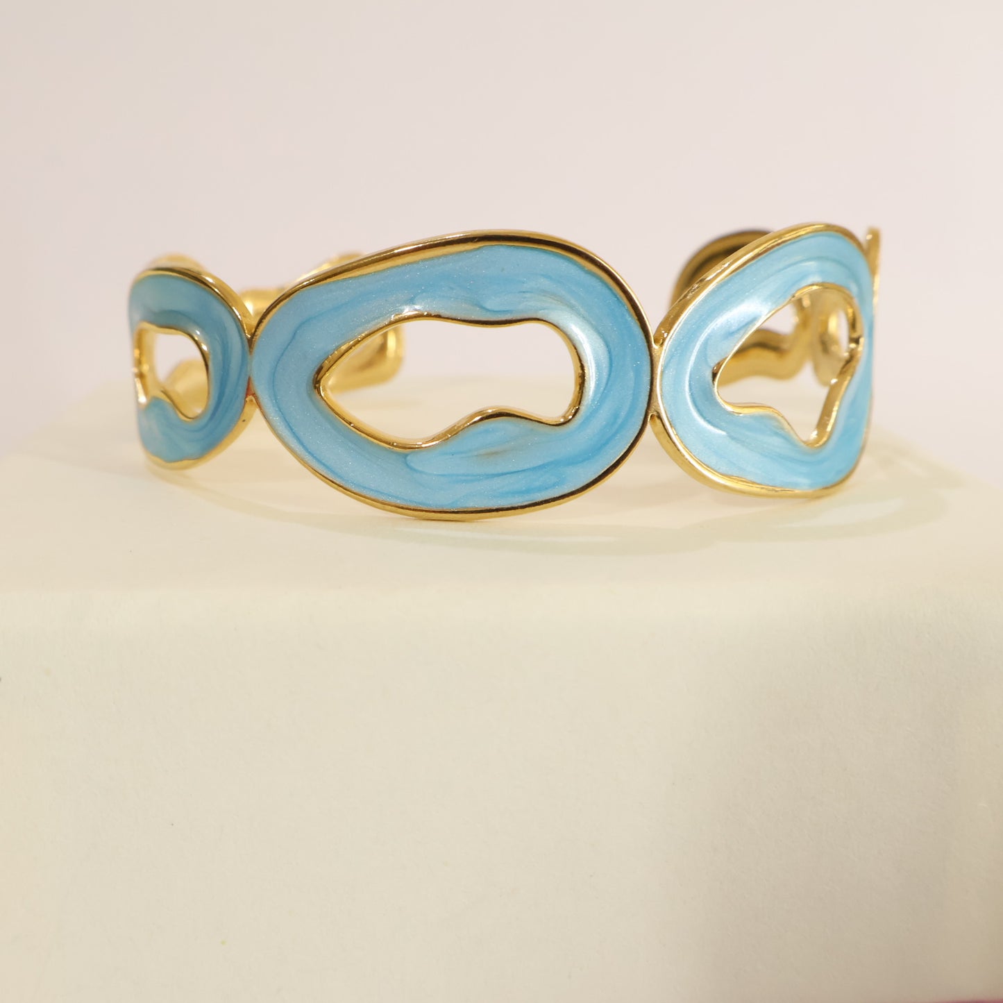 Azure Swirl Cuff