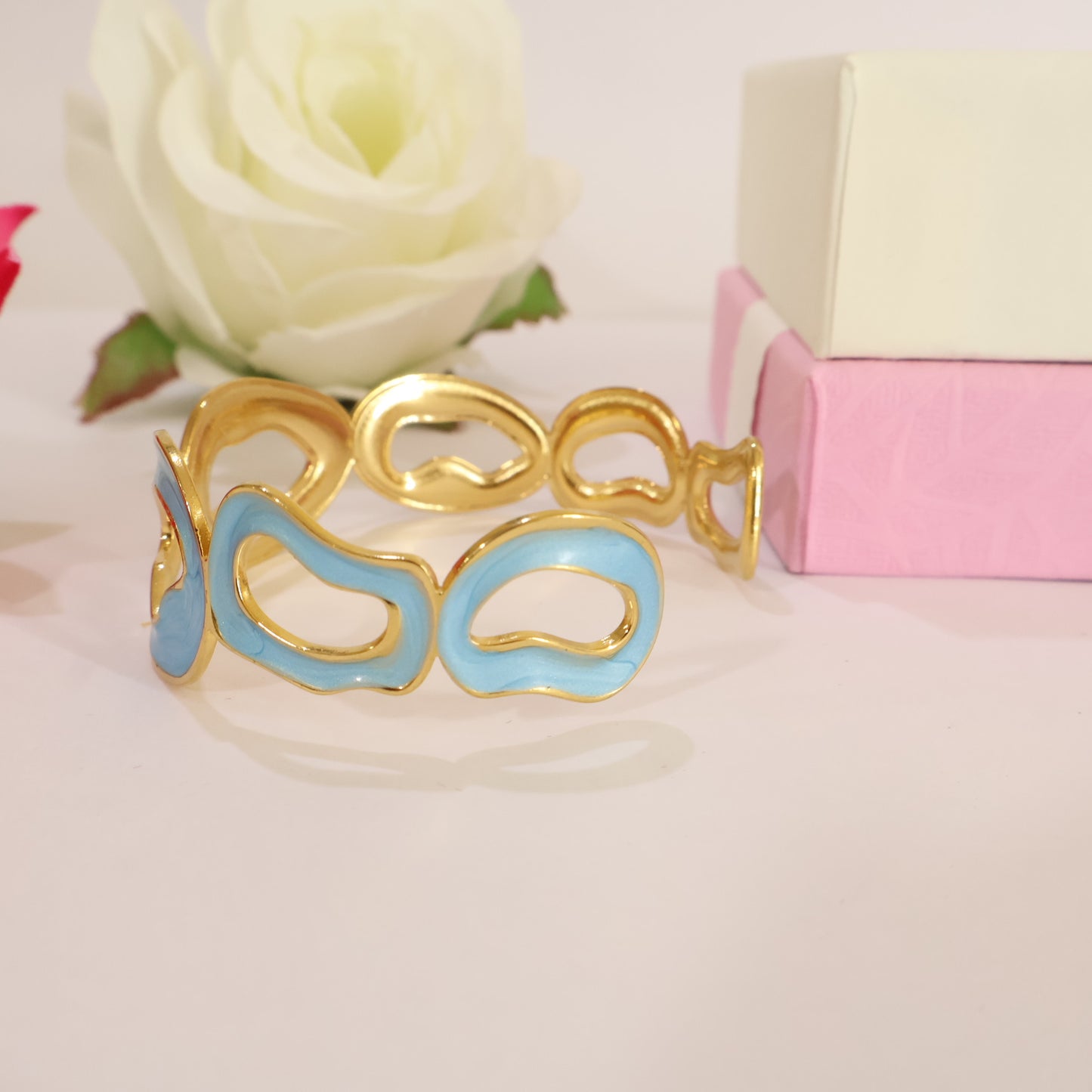 Azure Swirl Cuff