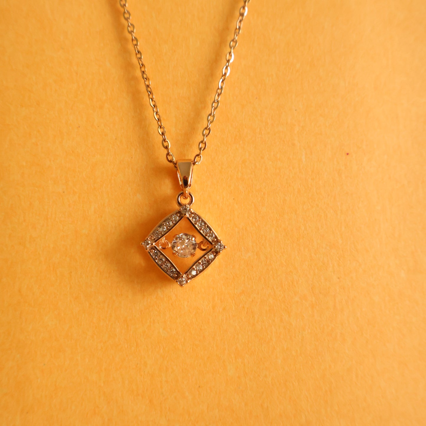Stone Frame Pendant