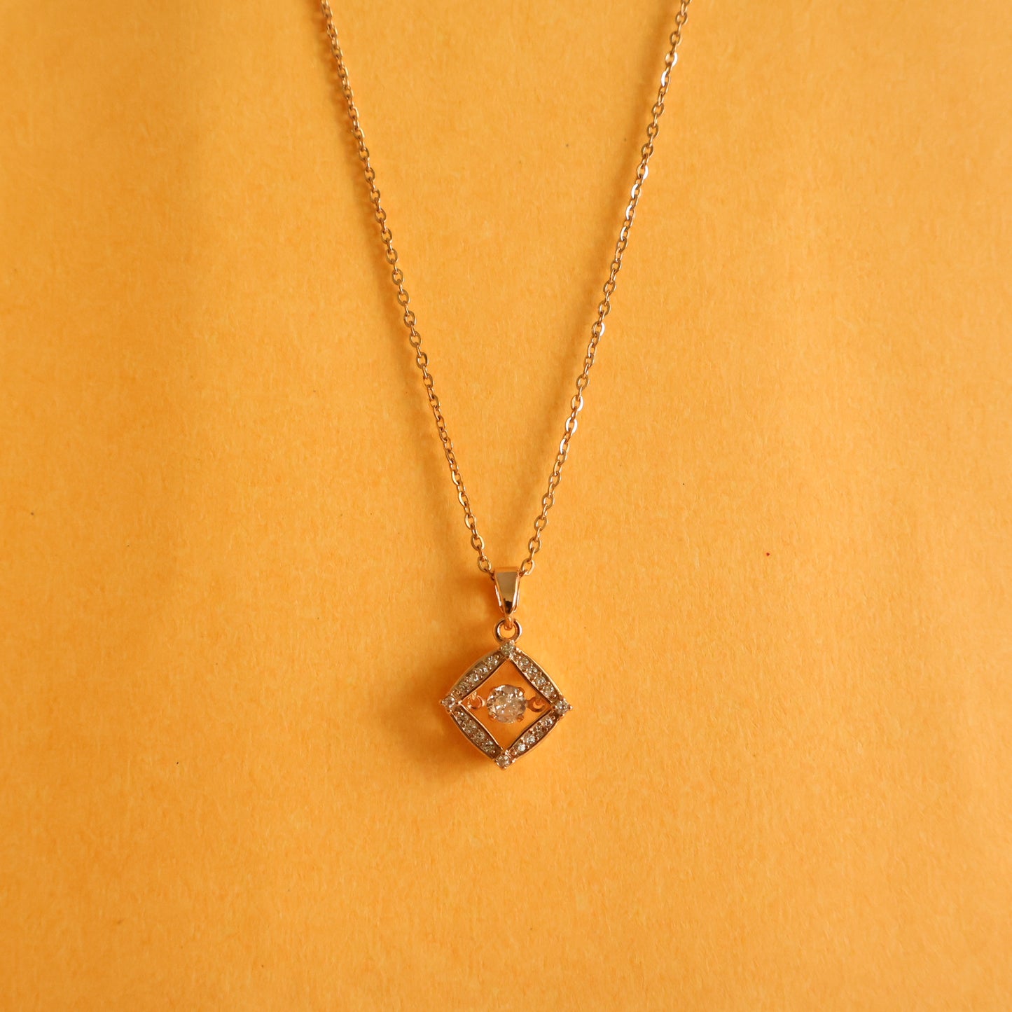 Stone Frame Pendant