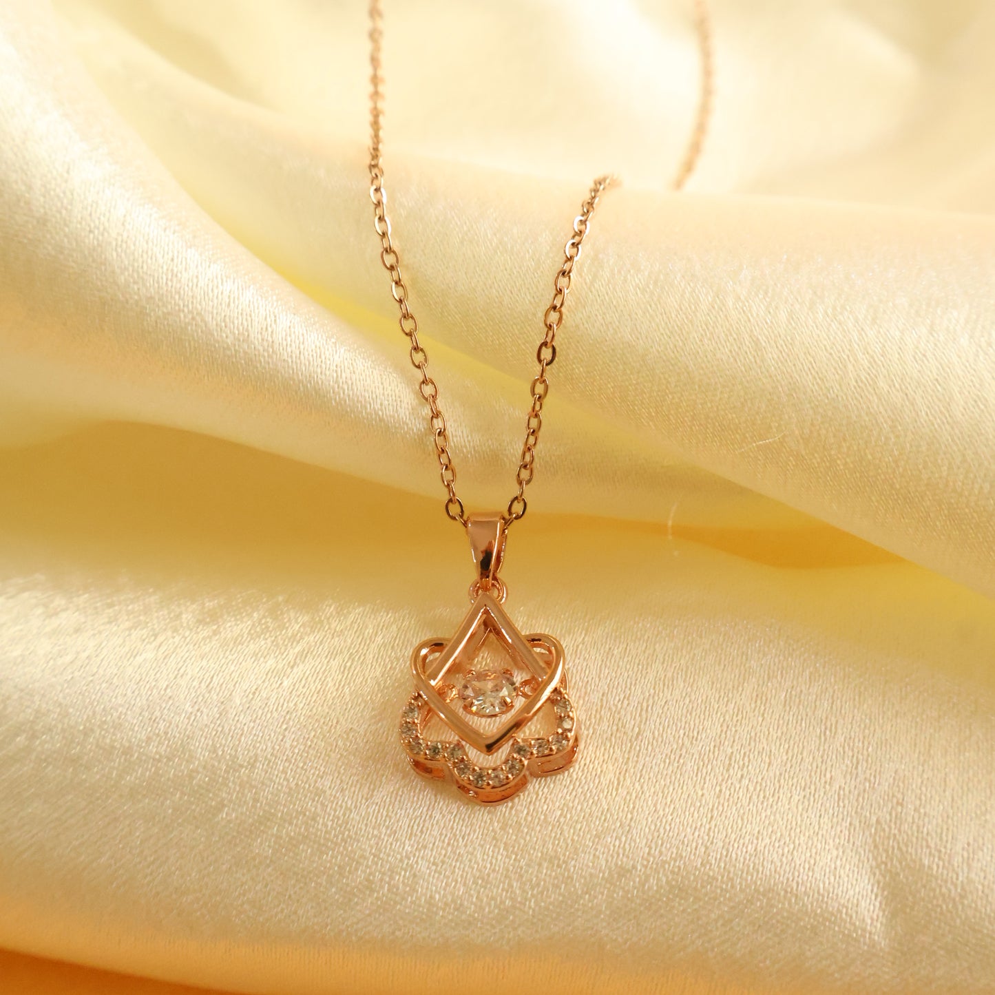 Rose Swirl Pendant