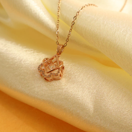 Rose Swirl Pendant