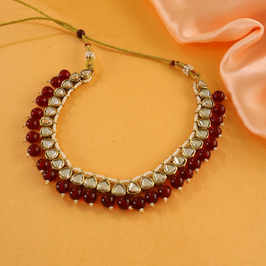 Ruby Bloom Kundan Set