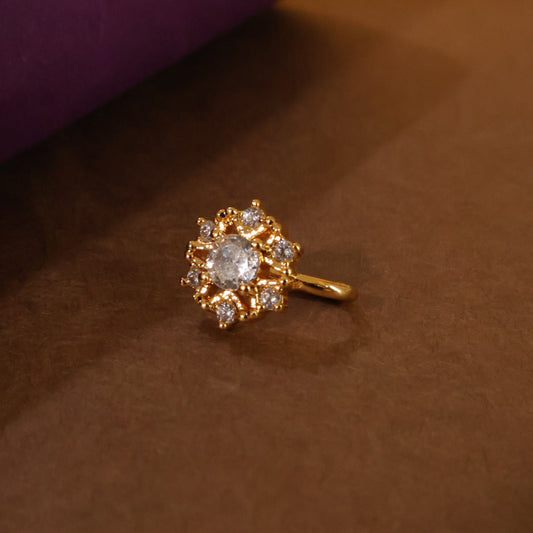 Aurora Petal  Nose Pin