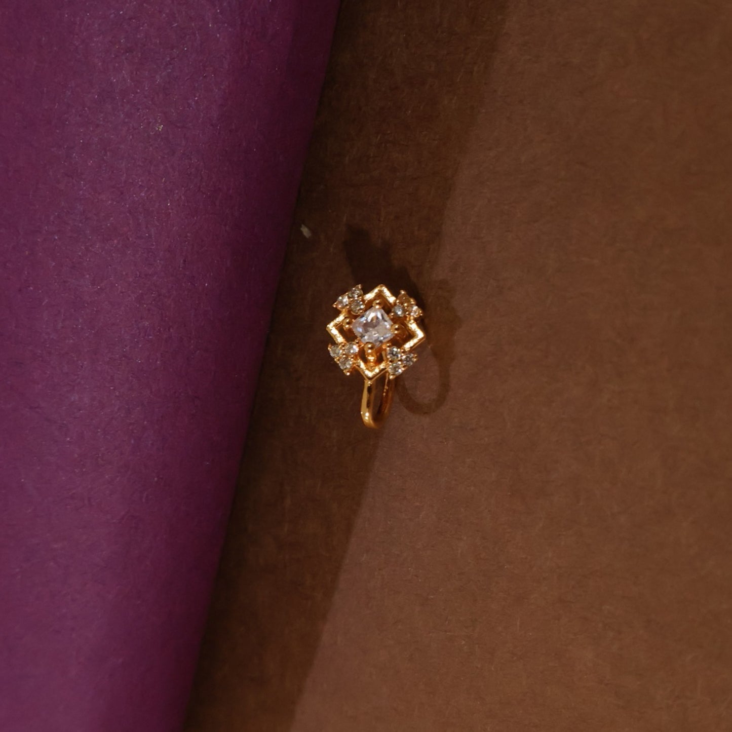 Geometric Glam Nose Cuff