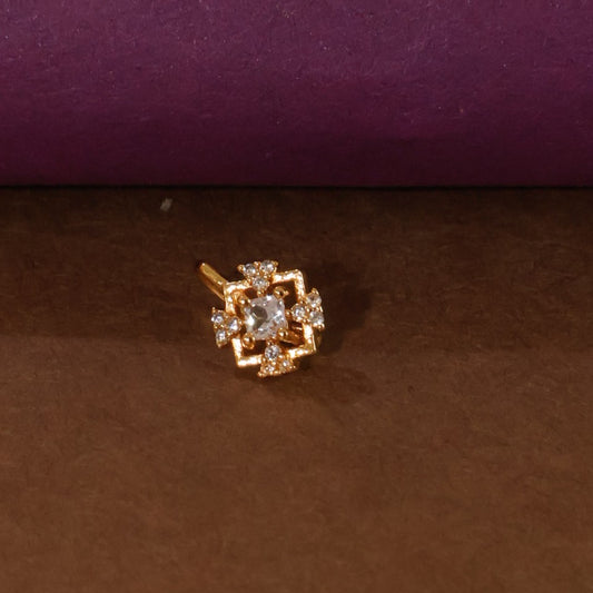 Geometric Glam Nose Cuff