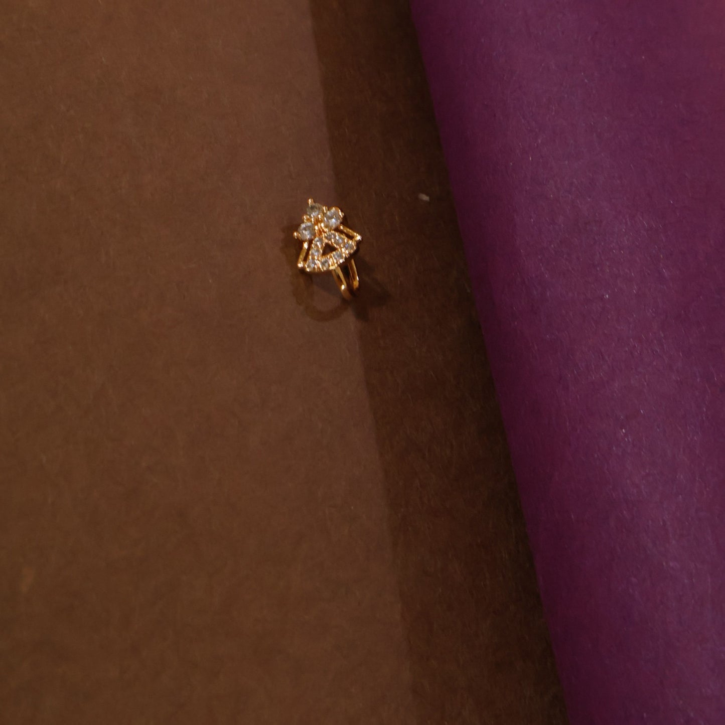 Fan Sparkle Nose Ring