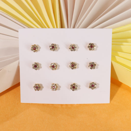 Petite Blossom Nose Pins