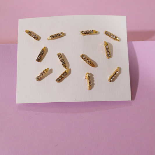Golden Bar Nose Pins
