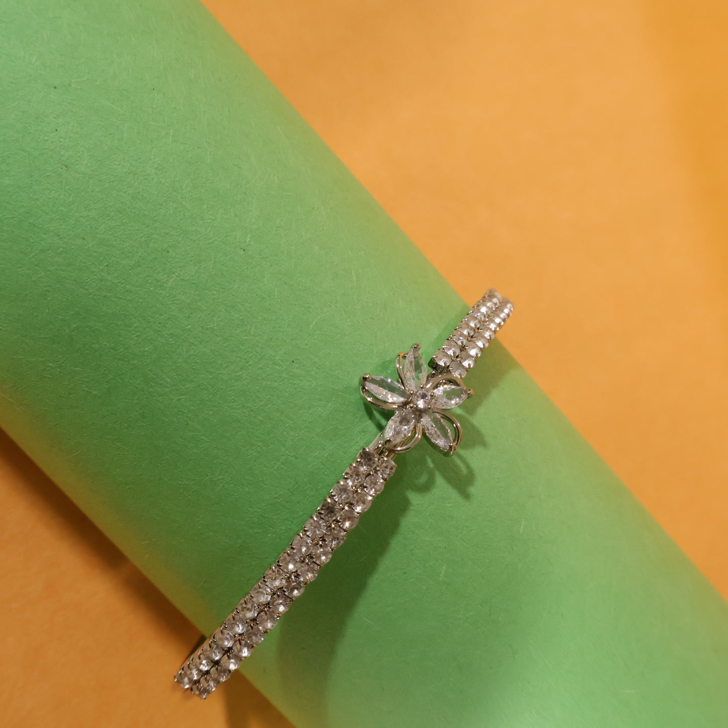 Floral Glam Bangle