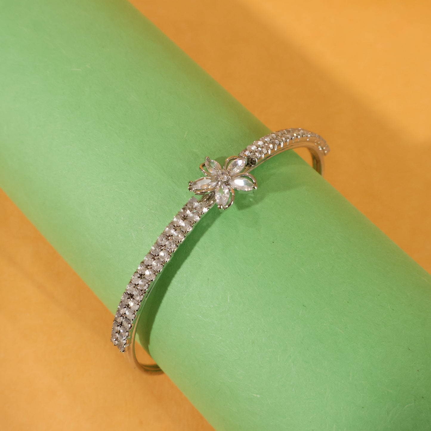 Floral Glam Bangle