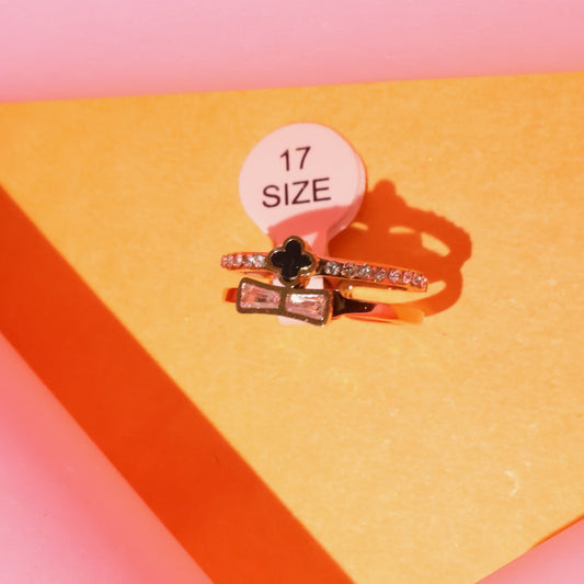 Onyx Glam Ring