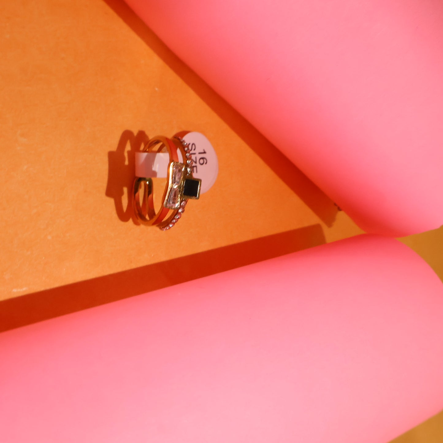 Chic Bow & Square Ring