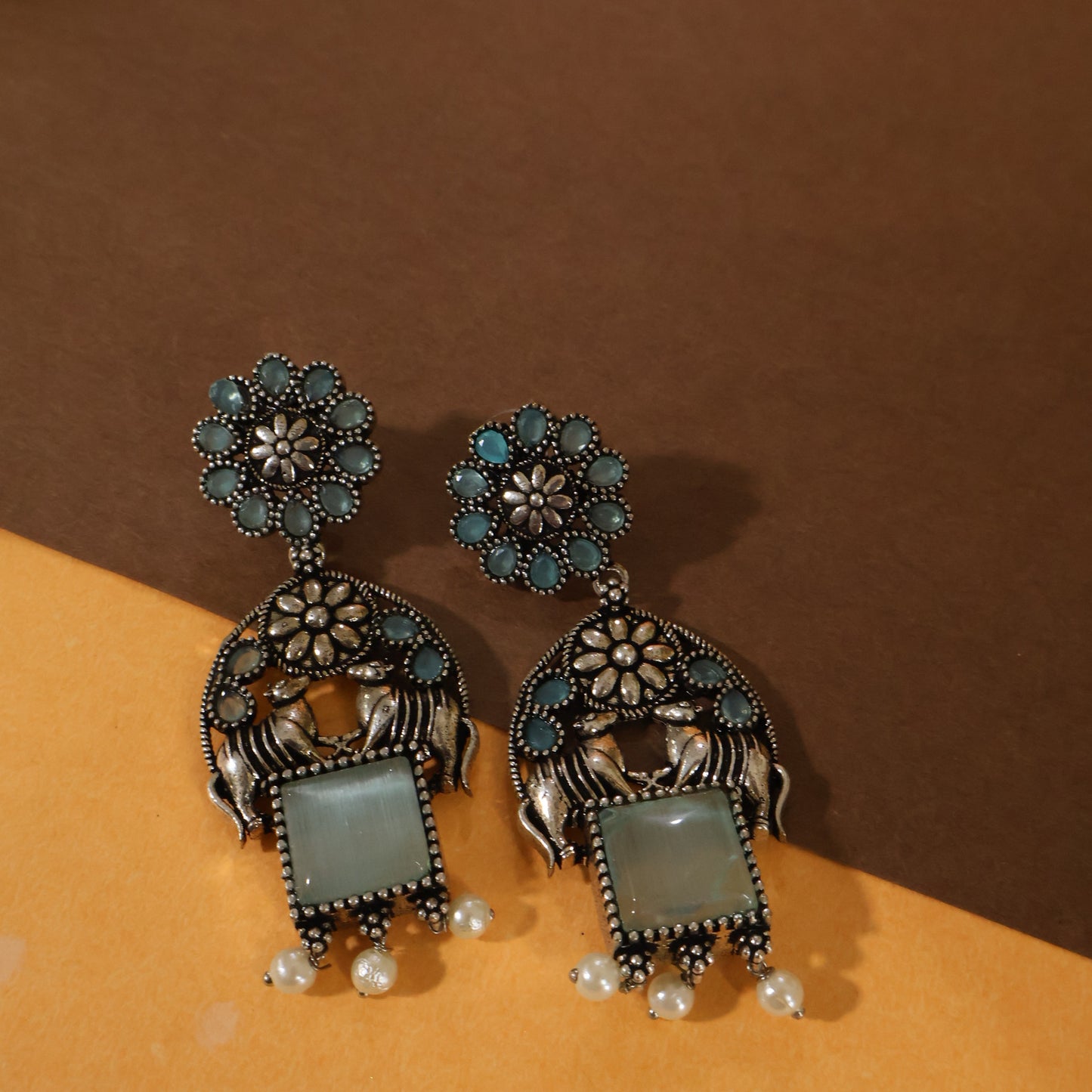 Blue Stone Dangler