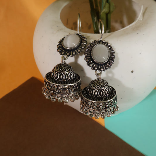 Moonstone Jhumkas
