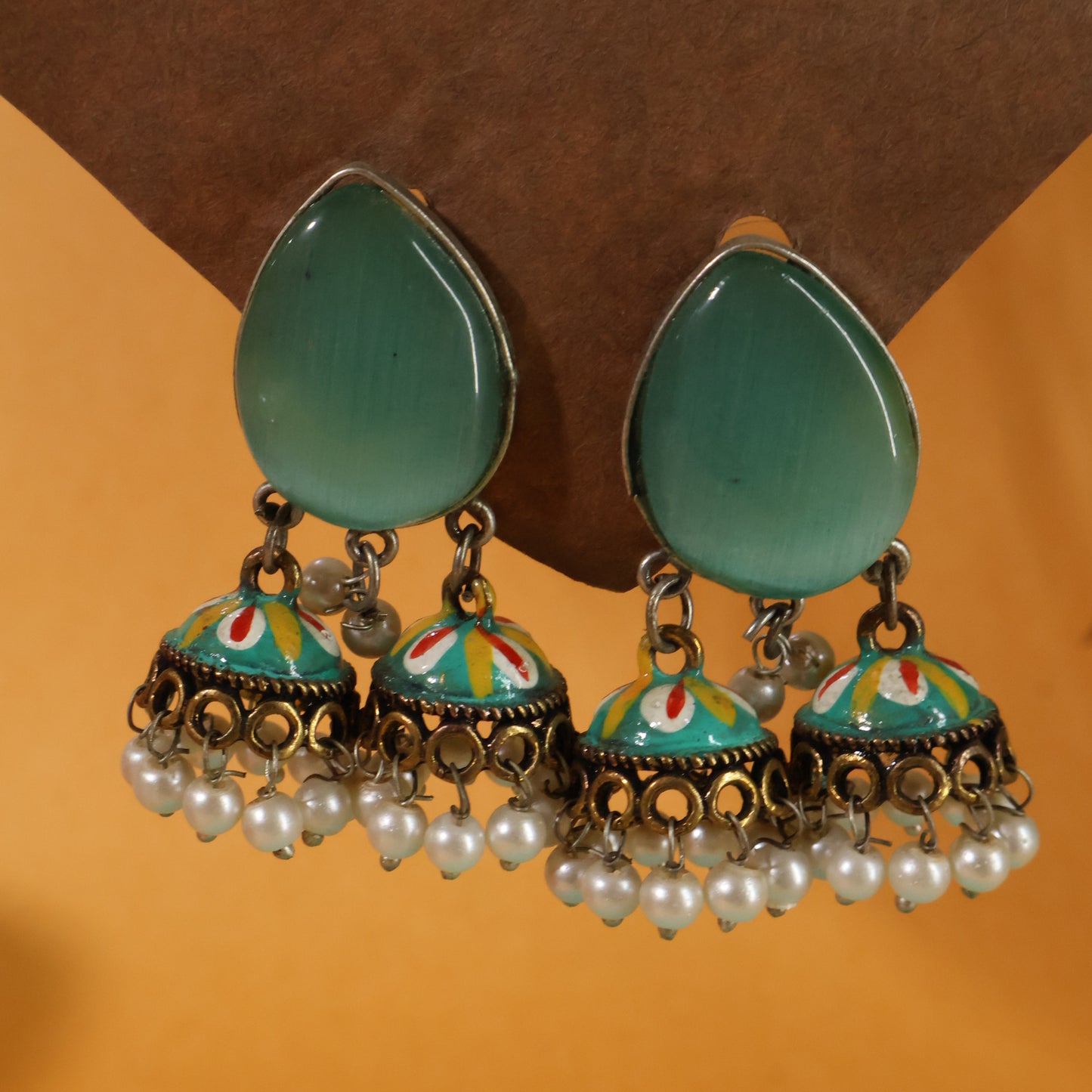 Meenakari Jhumka