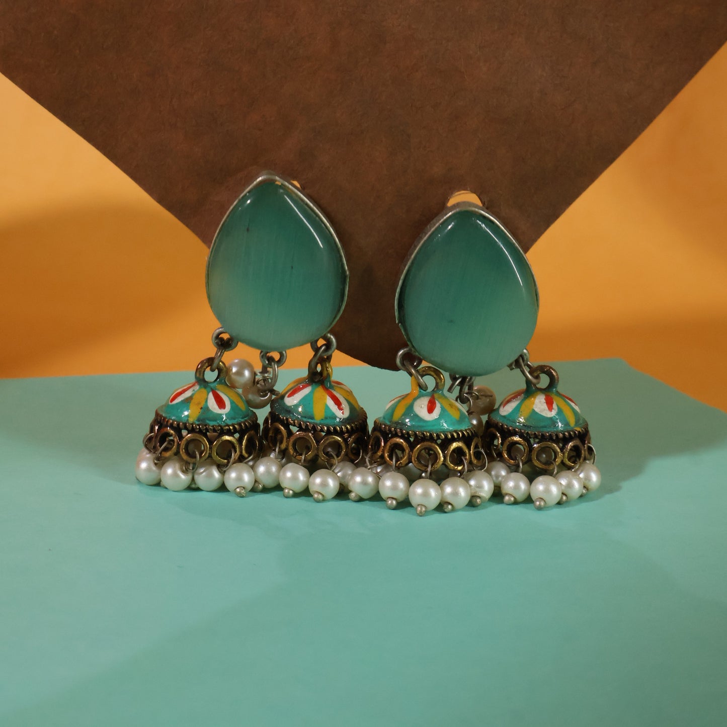 Meenakari Jhumka