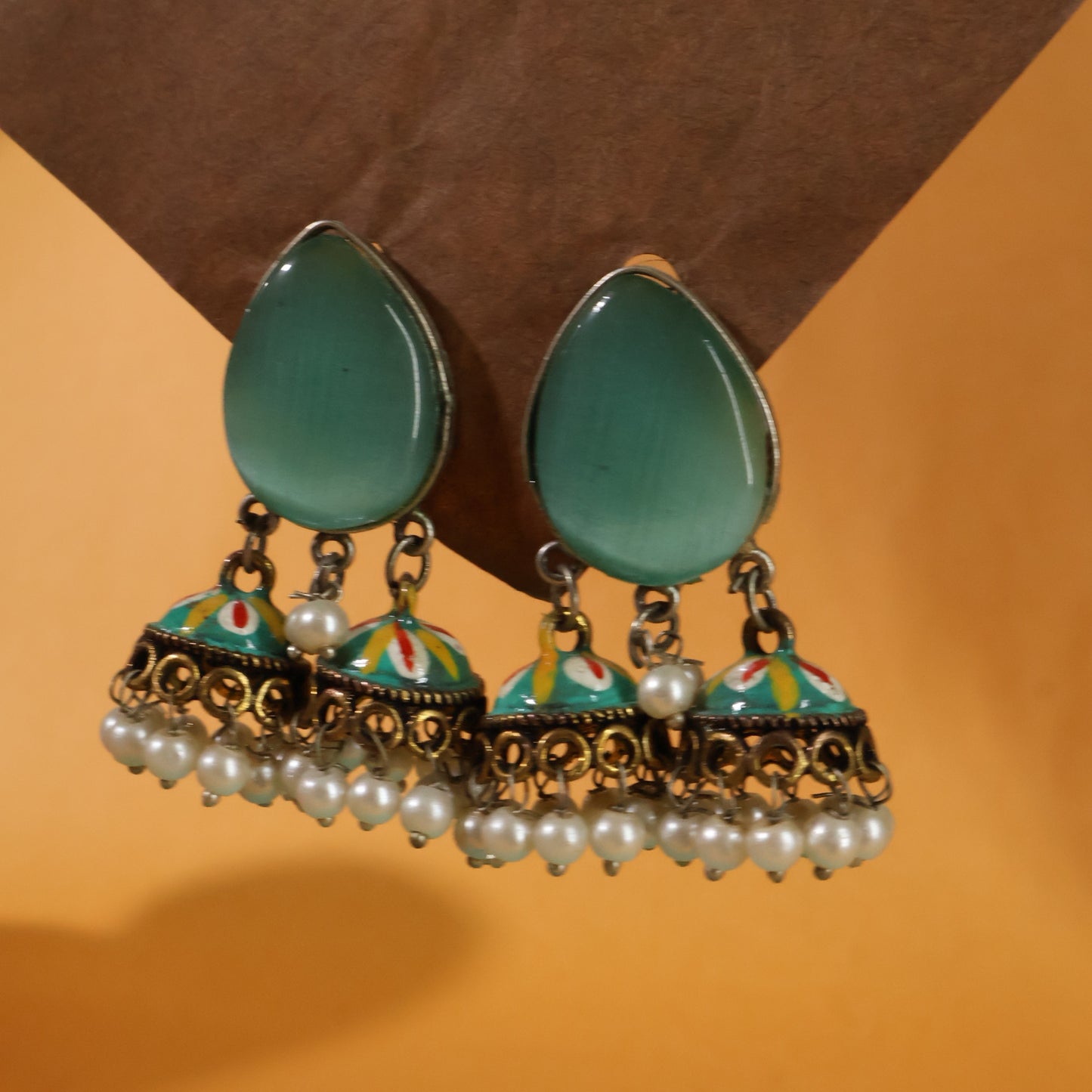 Meenakari Jhumka