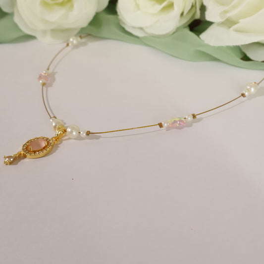 Oval Pearl Choker