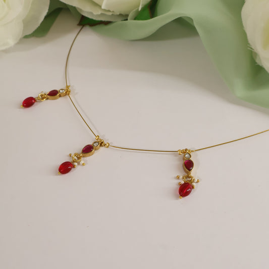 Ruby Drop Invisible Mala