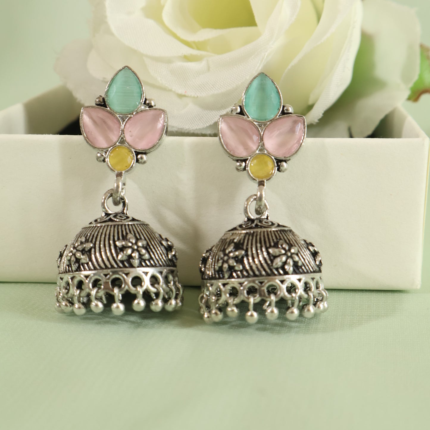 Pastel  Jhumkas