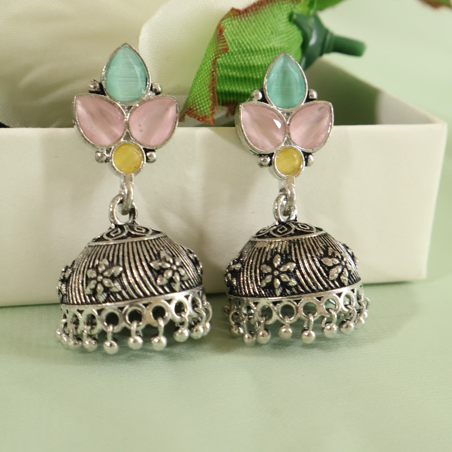 Pastel  Jhumkas