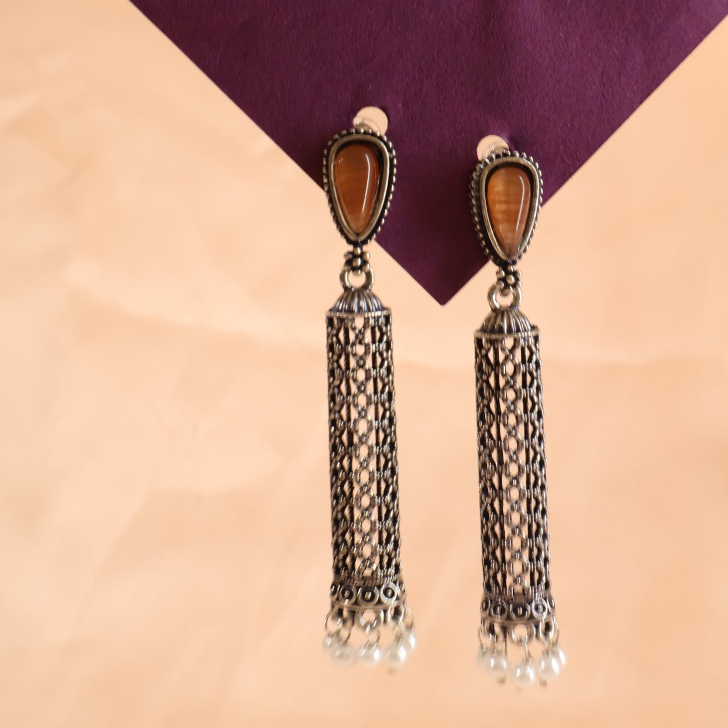 Pearl Cage Earrings