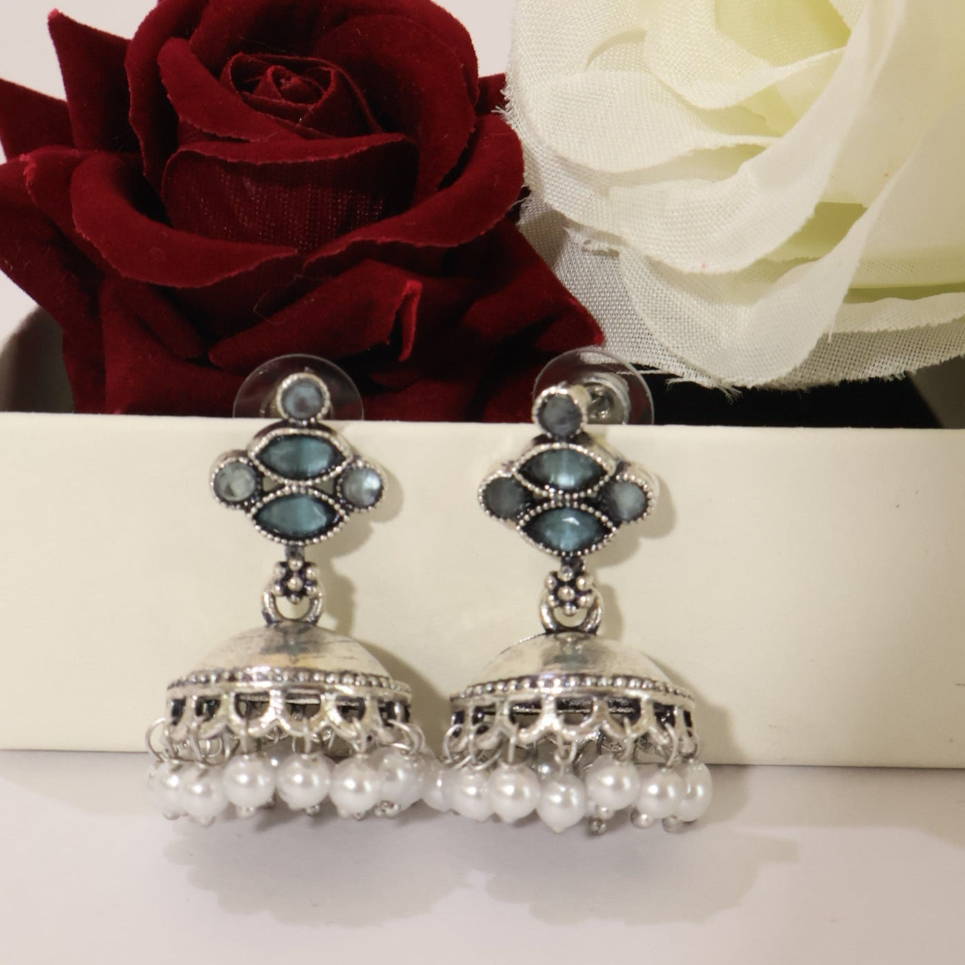 Seafoam Jhumka