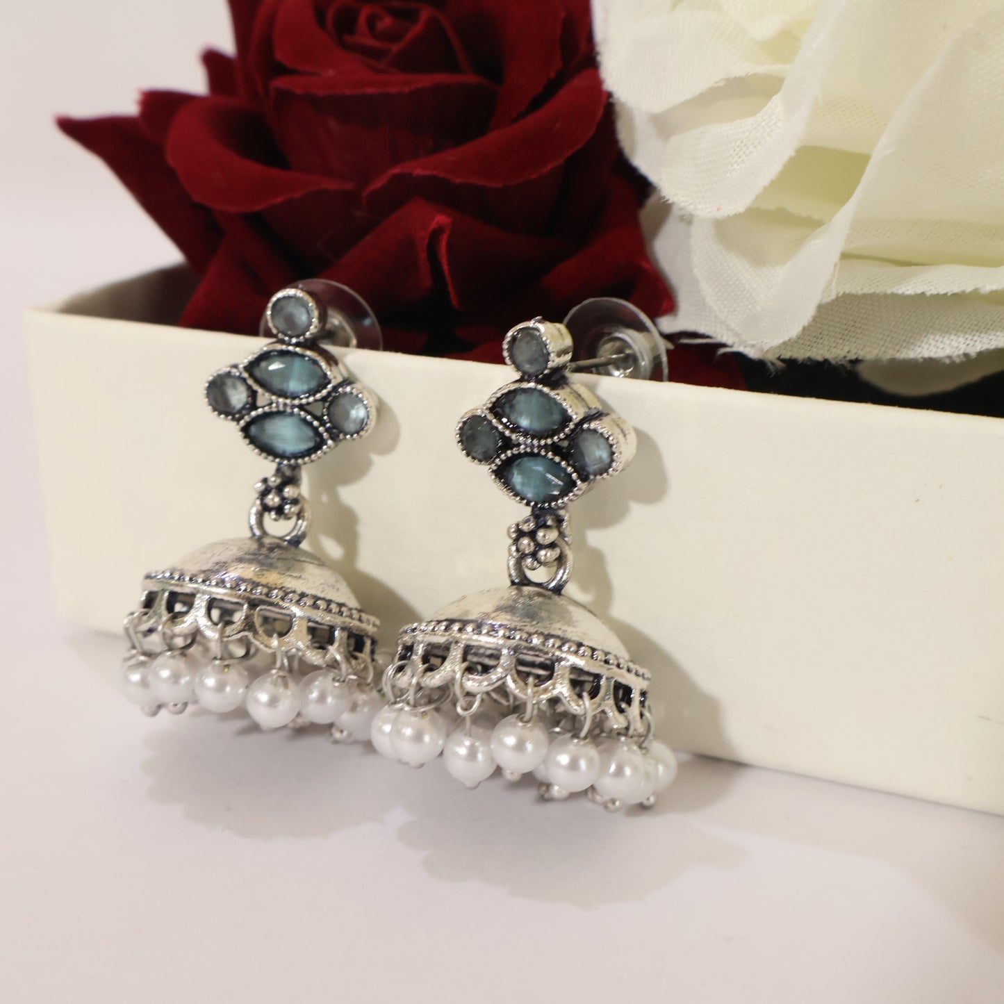 Seafoam Jhumka
