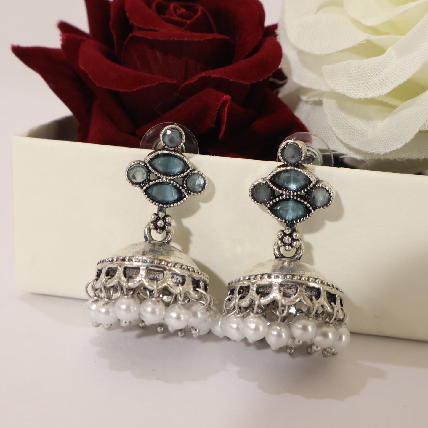 Seafoam Jhumka