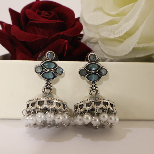 Seafoam Jhumka