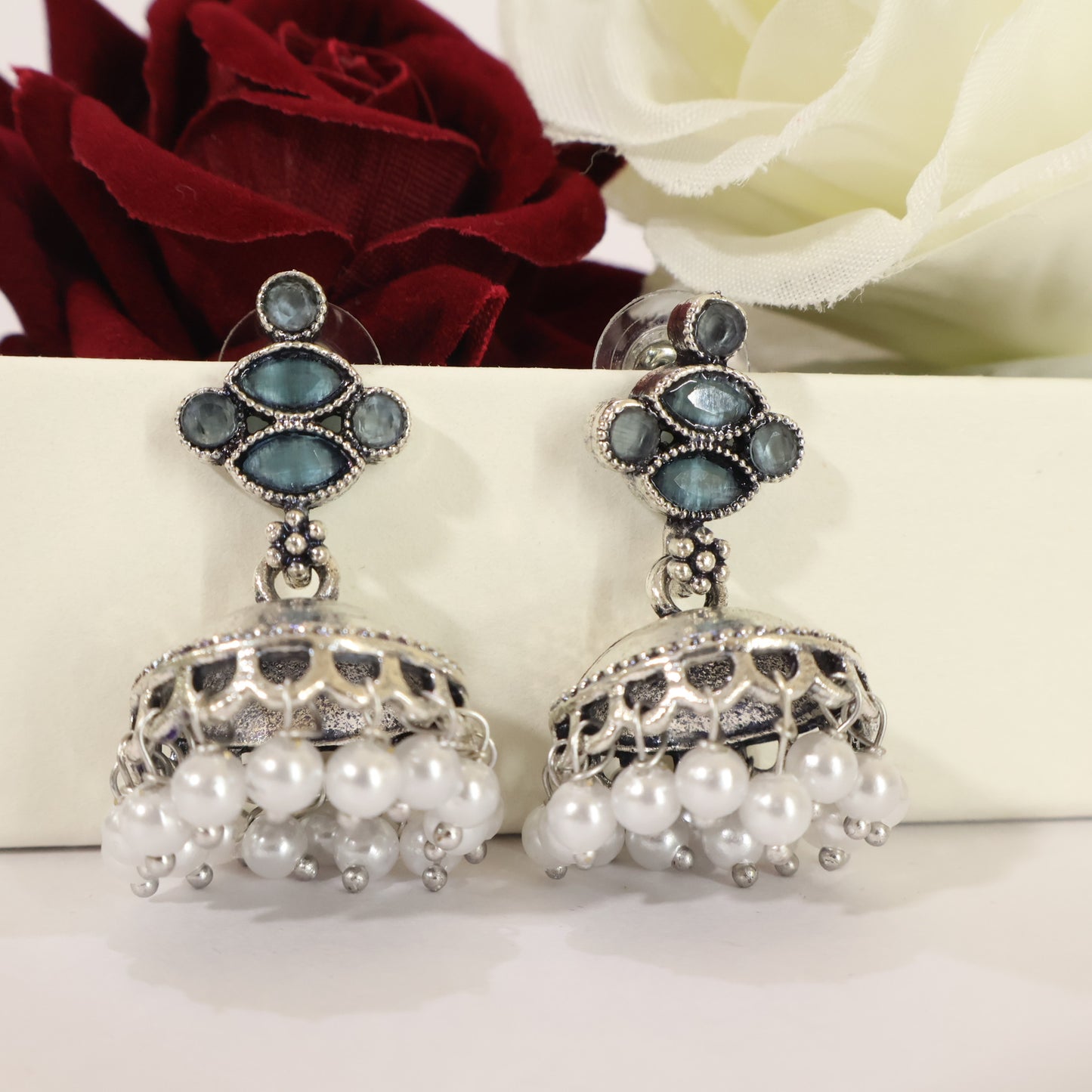 Seafoam Jhumka