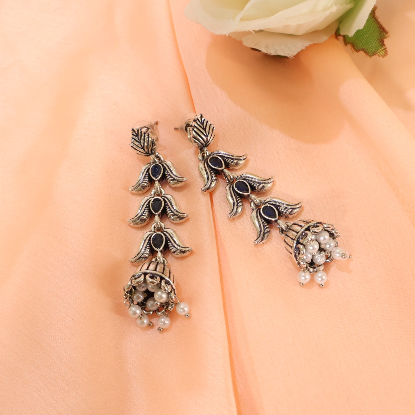 Leaf & Bud Earrings