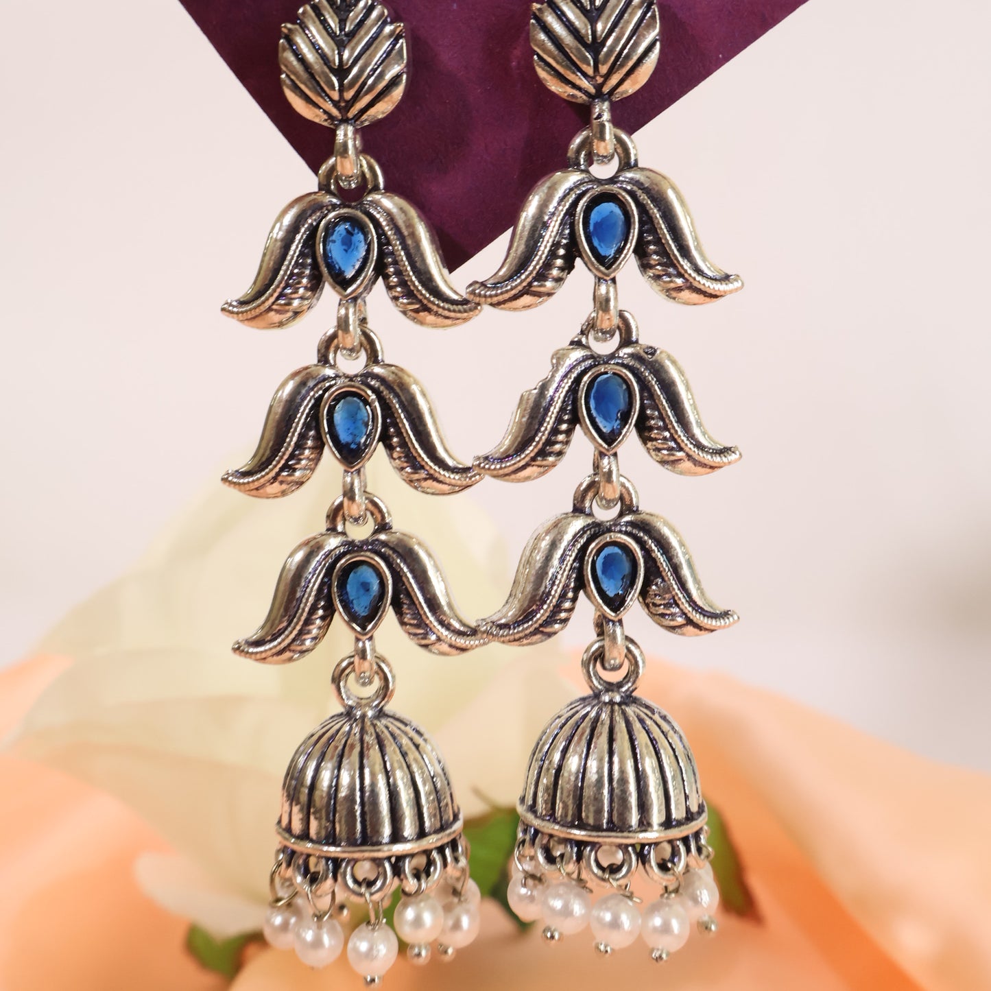 Leaf & Bud Earrings