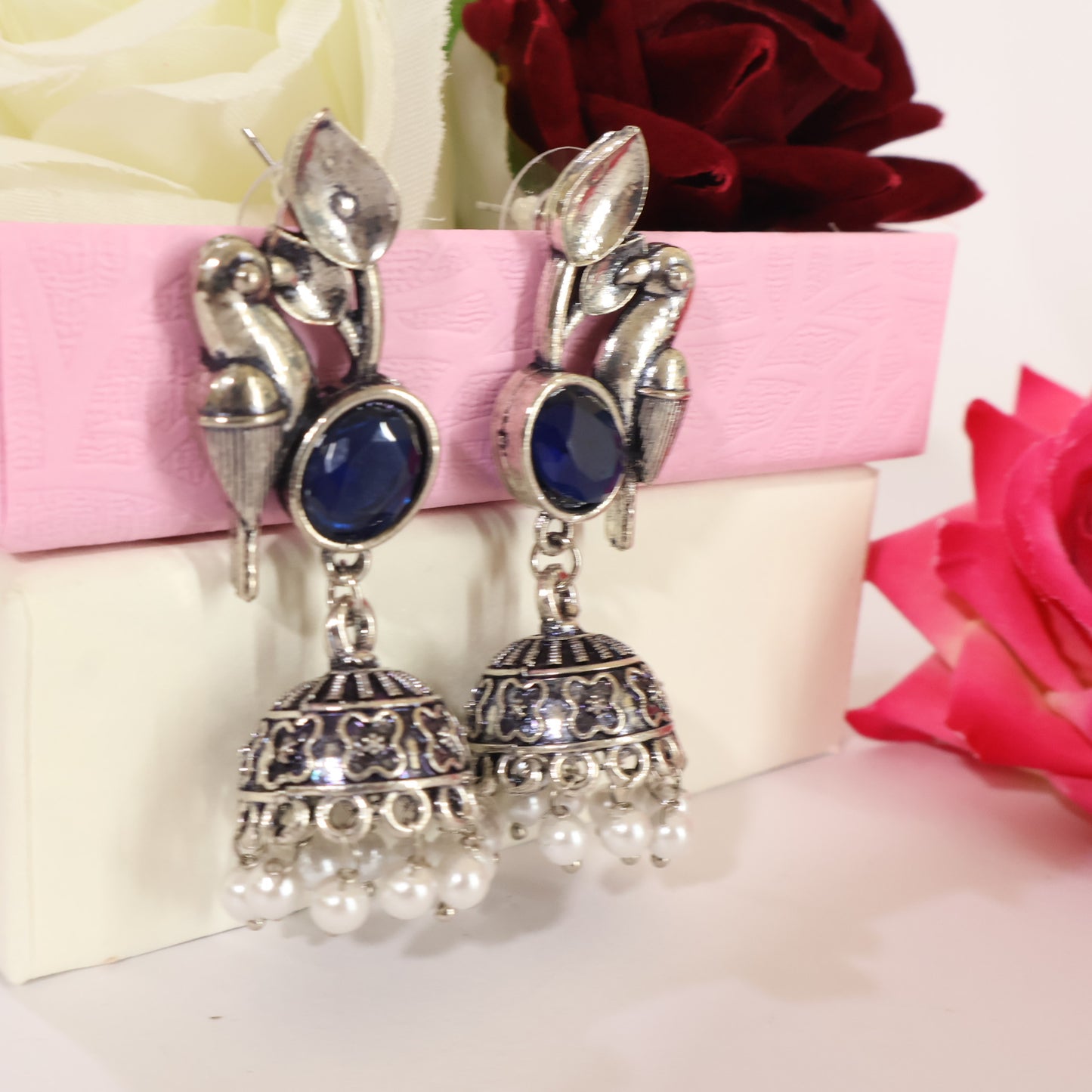 Peacock Jhumkas
