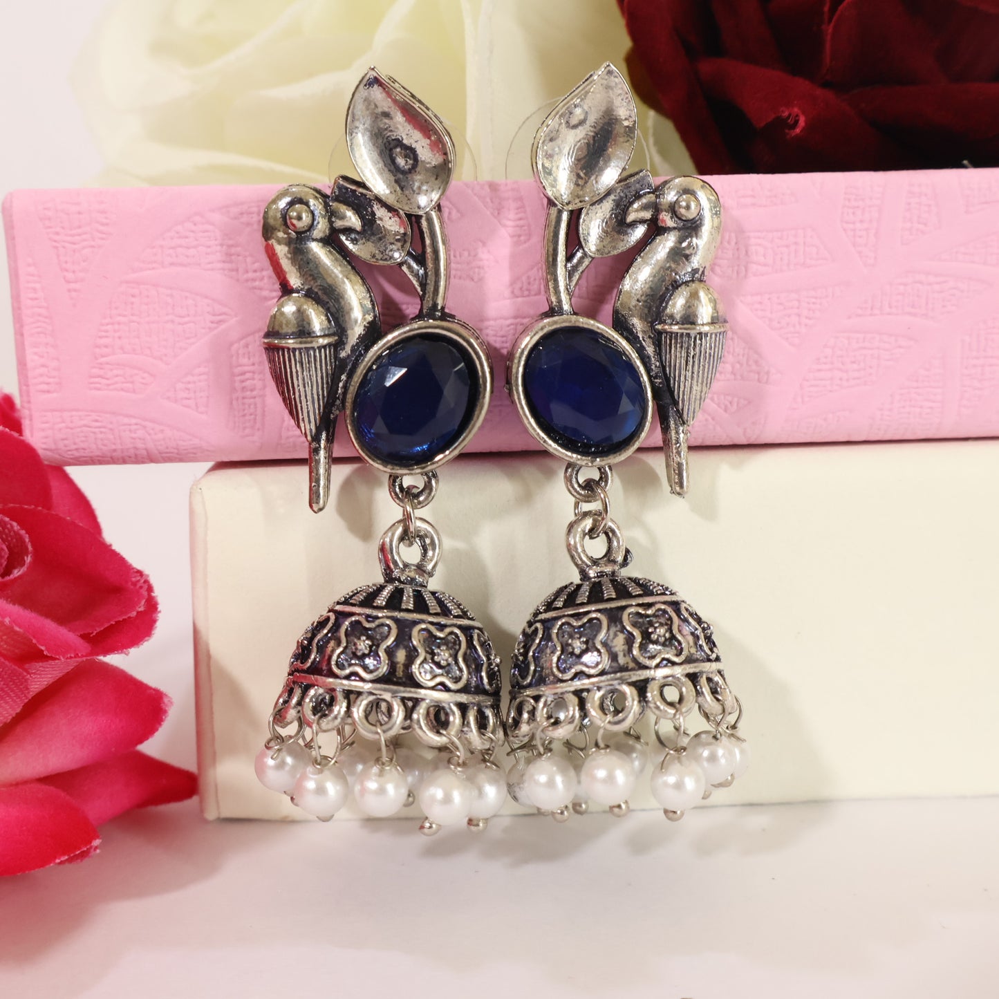 Peacock Jhumkas