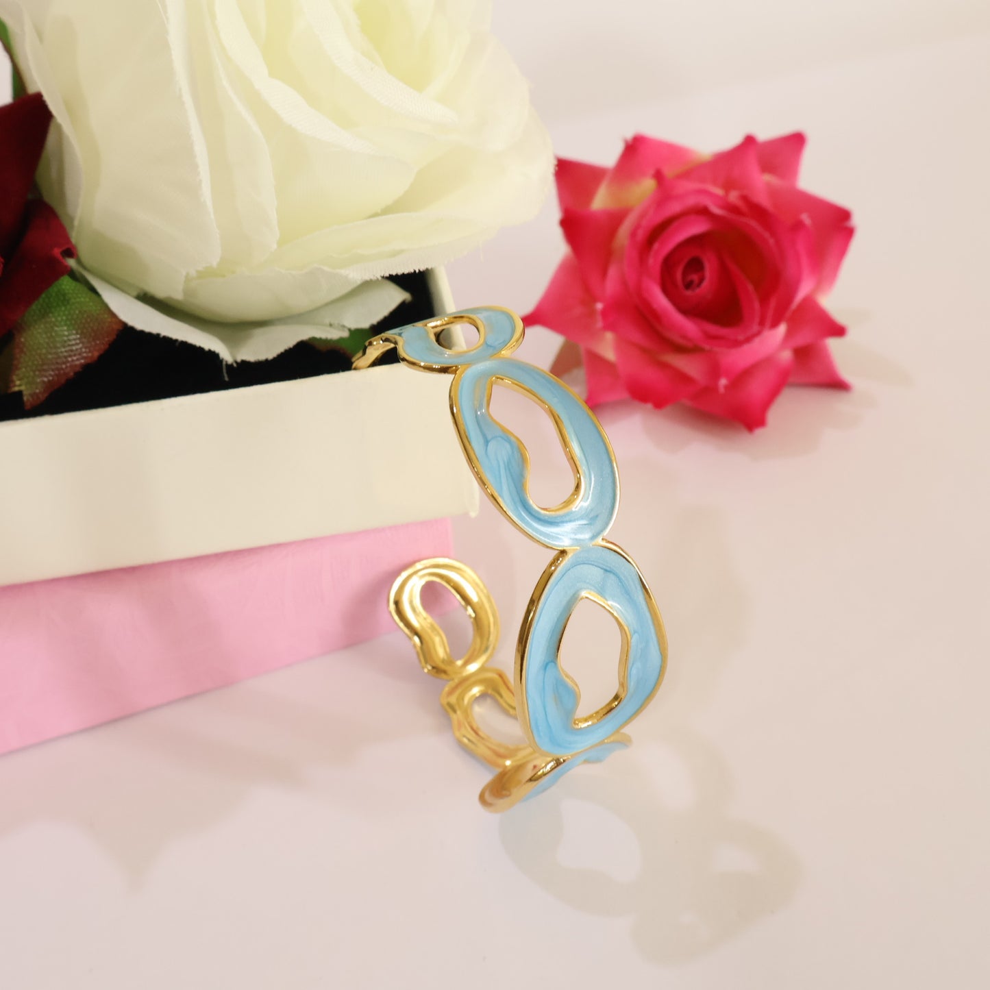 Azure Swirl Cuff