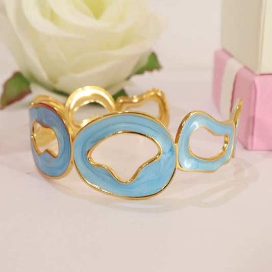 Azure Swirl Cuff
